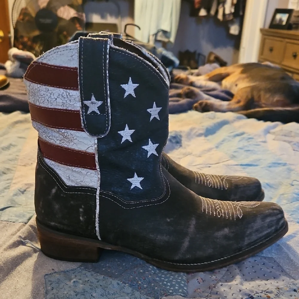 Roper Women's Boots - Black and Tan - Picture 1 of 6